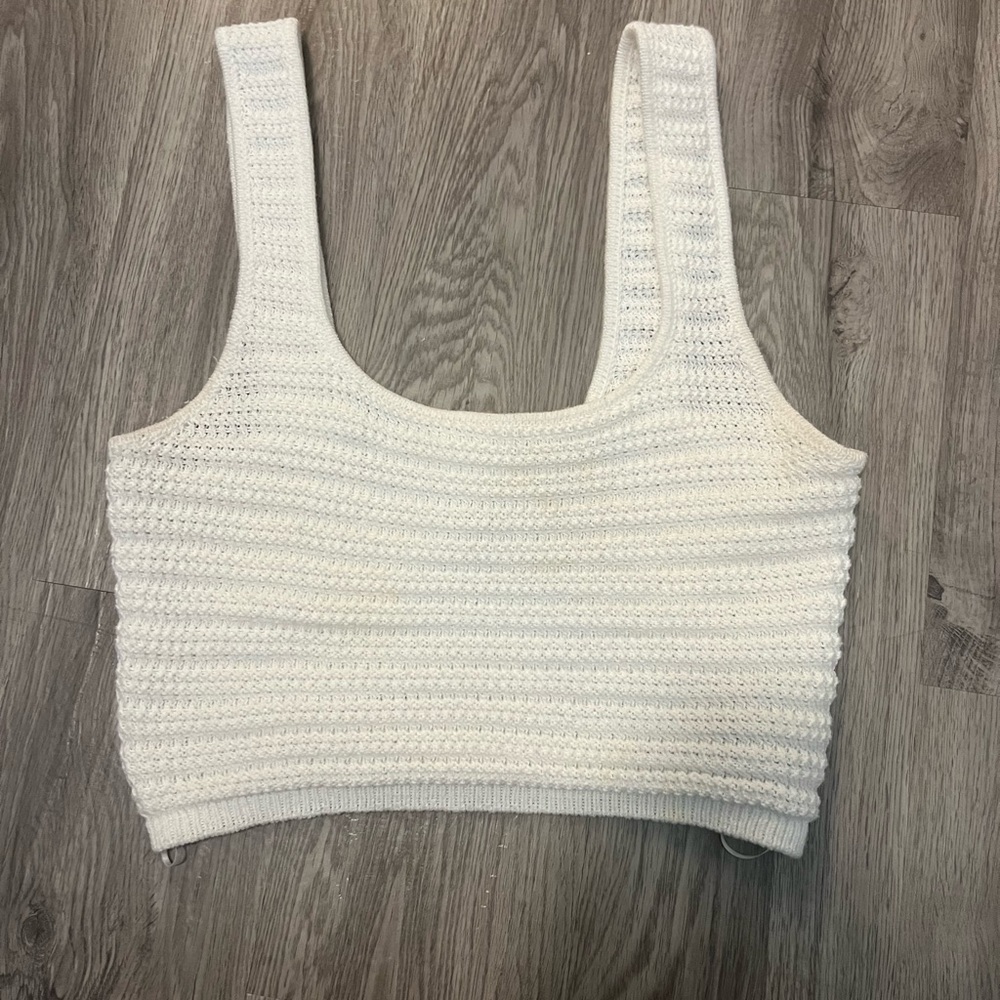 Knit crop top